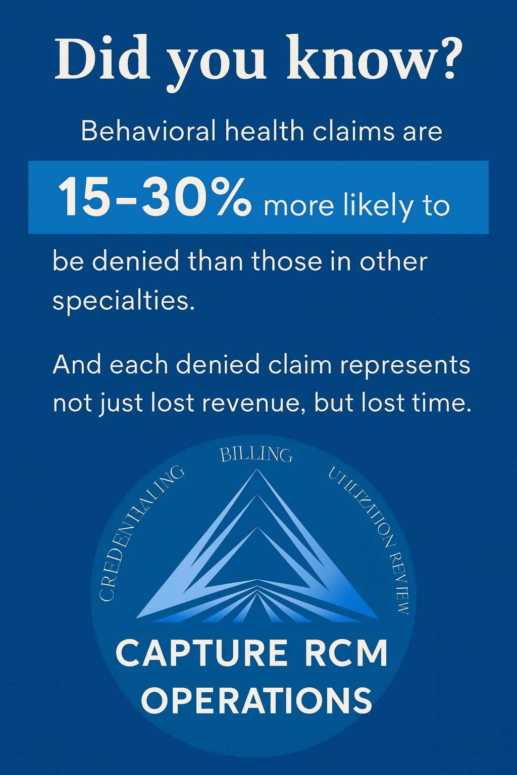 Behavioral Health RCM to Improve Practice Cash Flow